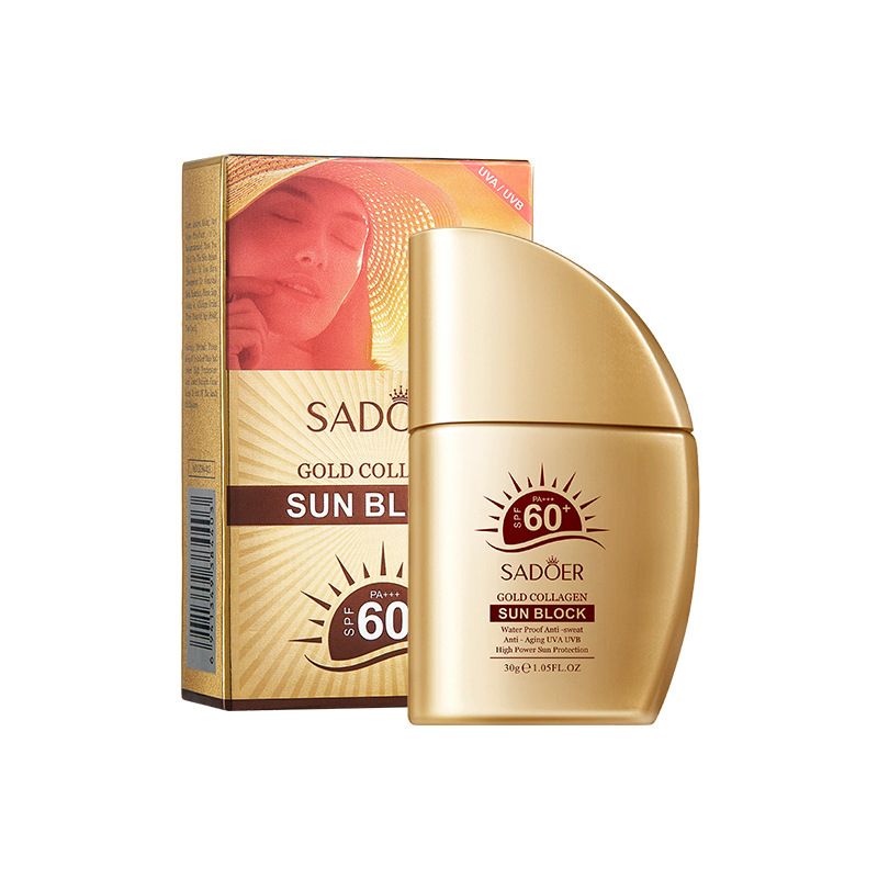 SADOER collagen sunscreen, UV resistant and non greasy summer isolation cream_voghion.com