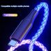 66W 6A RGB LED Fast Charging Cable USB-C To Glowing Type C Cord For Xiaomi 13T Pro/K60 Ultra Samsung S23/S24 IPhone 15_voghion.com