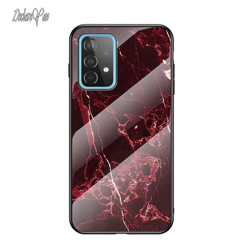 A82 A72 A52 torbica DECLAREYAO tvrda staklena maska ​​za Samsung Galaxy A42 A32 A22 A12 A02S A02 torbica Silikonska Ultra Slim Temper_voghion.com