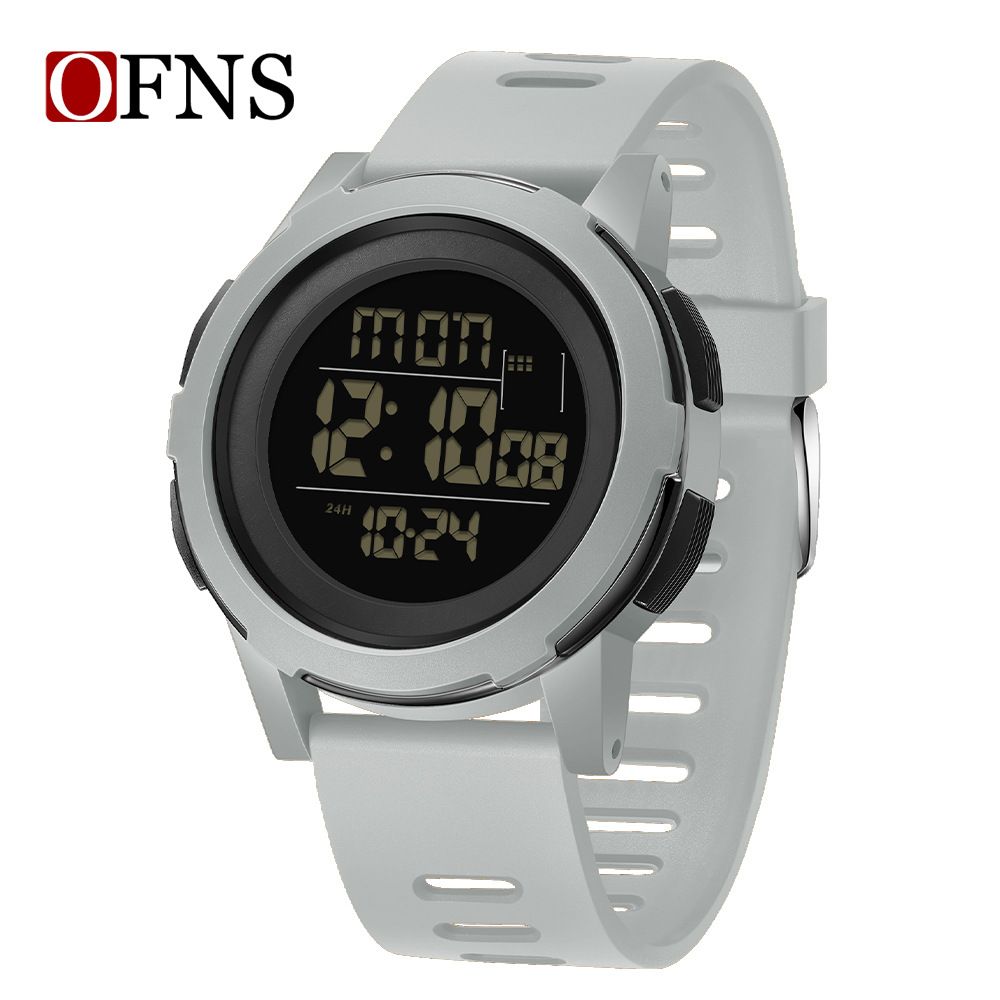 Öğrenciler İçin Arka Aydınlatmalı, Su Geçirmez, Alarmlı, Kronometreli ve Çift Zamanlı Dijital Spor Saati – Hafif ve Dayanıklı Spor Saati_voghion.com