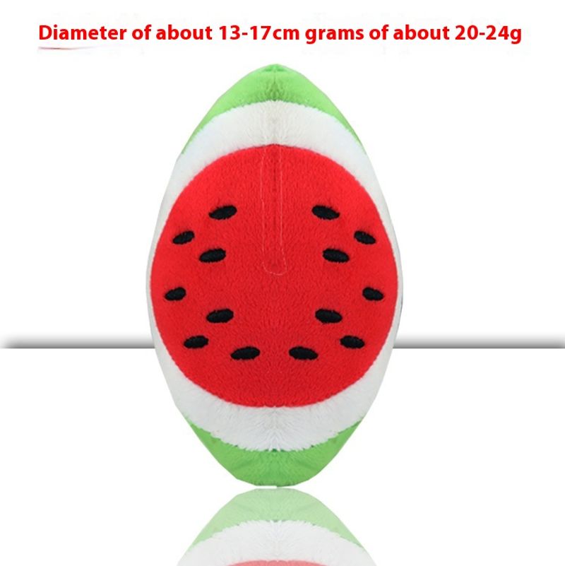 Dog voice pet cat toy watermelon plush toy_voghion.com