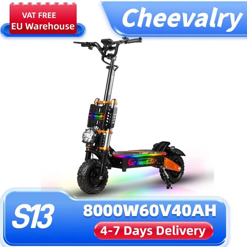 Elektrická koloběžka Cheevalry S13 14" pro dospělé 8000W 60V 40AH terénní elektrická koloběžka_voghion.com