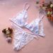 Intimo da donna Reggiseno e mutandine in pizzo trasparente Temptation Split Set da donna_voghion.com