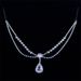 New accessory: Water droplet drop diamond chain, fashionable temperament, Bohemian forehead decoration, Forehead_voghion.com