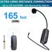 UHF Wireless Mikrofon Headset Handheld Mic System Tragbarer 3,5/6,5mm Stecker Empfänger Für Hochleistungslautsprecher_voghion.com