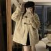 2025 Winter New Korean Style Lazy Temperament Lamb Wool Thickened Warm Loose Slimming Casual Coat For Women_voghion.com