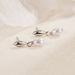 Water drop pearl earrings for women, niche design, high end and slim, daily early autumn earrings fashionable_voghion.com