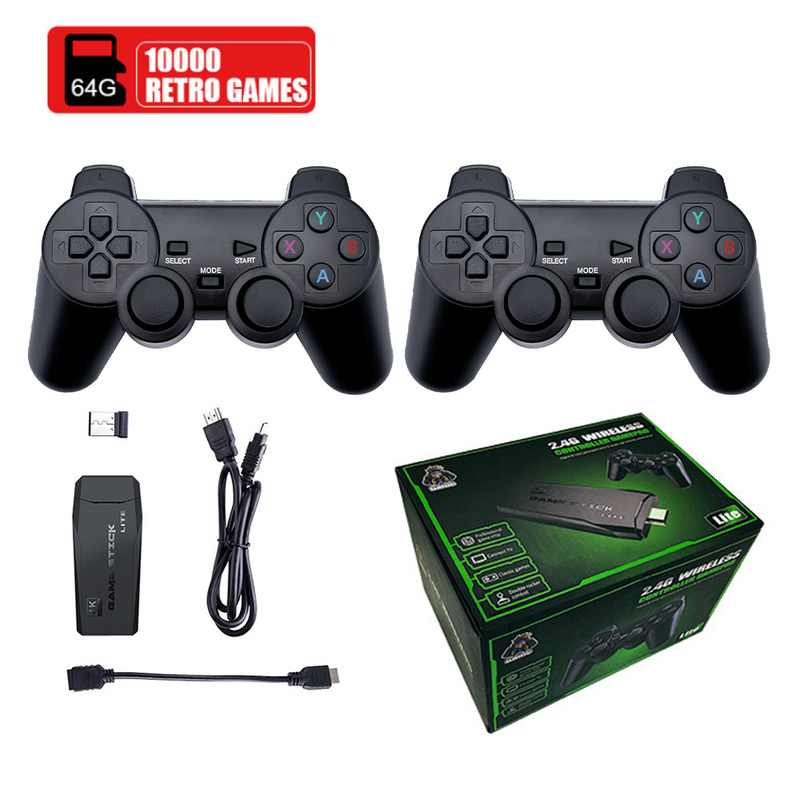 M8 HD TV spielkonsole M8 doppel spiel controller enthält 2,4G spiel controller 4K doppel spiel konsole_voghion.com