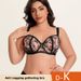 European And American Plus Size Lingerie For Women With Large Breasts, Small And Anti Sagging Features, Gathered Lace, Large Cup Size, Fat MM Bra_voghion.com