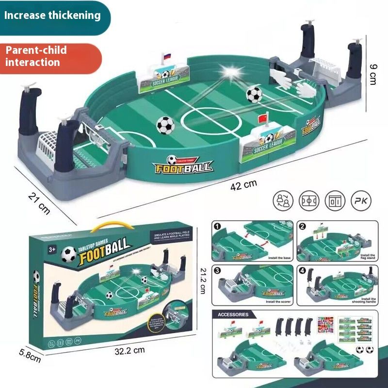 Children's table soccer toys, board games, parent-child interaction, two person puzzle game, family tabletop game_voghion.com