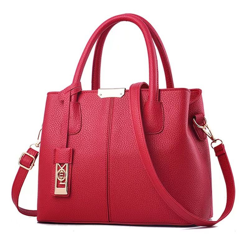 Borsa da donna, borsa da donna, borsa a mano di grande capacità, borsa a tracolla semplice e alla moda, borsa da donna elegante_voghion.com