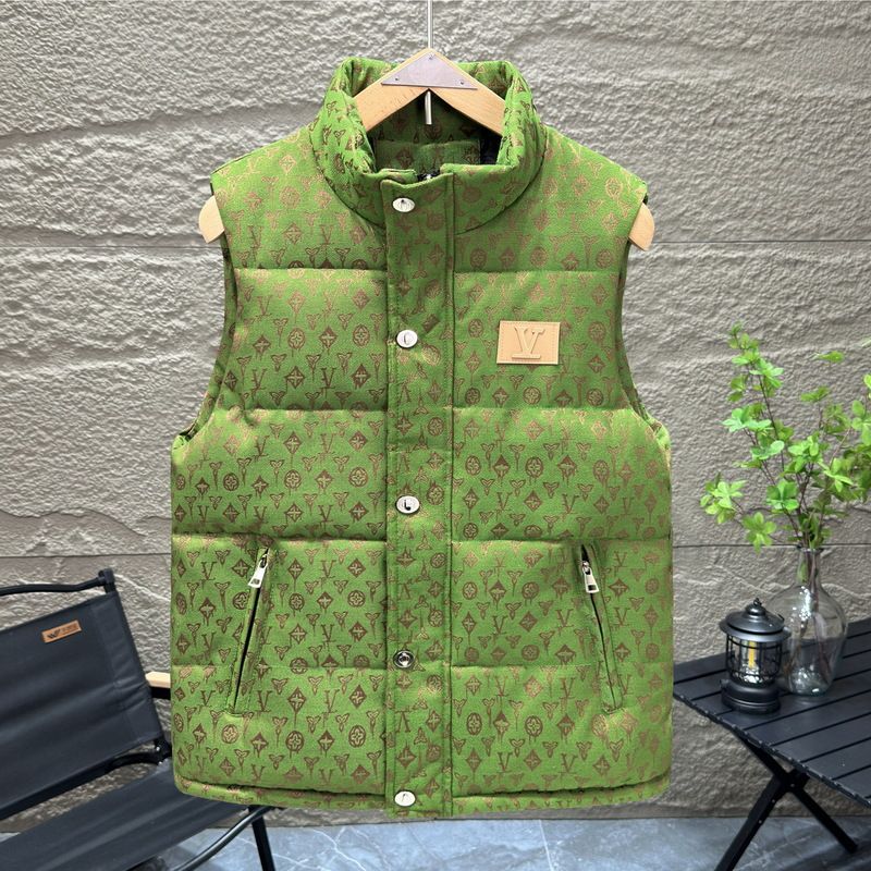 Unisex Quilted Puffer Vest – Trendy Couple's Matching Winter Layer (L-4XL, Cotton-Filled, Streetwear Essential)​_voghion.com