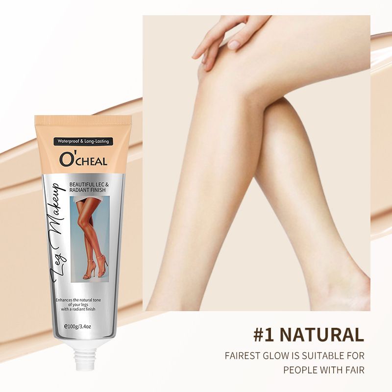OCHEAL Concealer Leg Cream Waterproof Even Skin Tone Beauty Black Stockings Cream Leg Care Beauty Lotion 100g Makeup And Care In One,_voghion.com