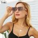 Fashion New Fashion Vintage Square Sunglasses For Women Men Brand Retro Overside Frame Glasses Driving Polarized Eyewear UV400_voghion.com
