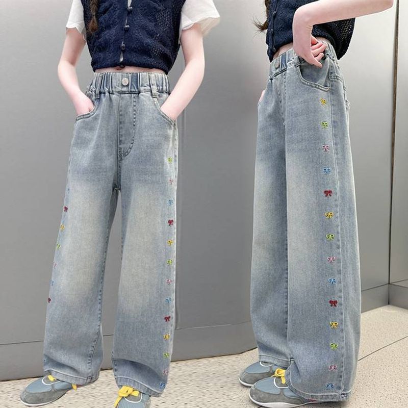 F8806 Bestickte Denim Neue kinder Verschiedenen Europäischen Und Amerikanischen Jeans_voghion.com