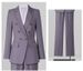 Double-Breasted Suit Set – Premium TR-Blend Tailored Suiting For Women (Navy/Grey/Khaki, With Skirt/Pants Options, S-4XL)_voghion.com