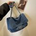 2025 Early Spring New Casual Versatile Jeans Chain Fashion Network Celebrities With The Same Handheld Shoulder Bag Fashion Versatile Shoulder Bag_voghion.com