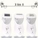 kemei rechargeable 3 in 1 lady epilator hair shaver removal for women foot care electric hair callus remover device depilador_voghion.com