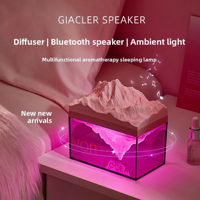 Polar Species Bluetooth Atmosphere Light High-Value Desktop Speaker Creative Ornament Gift For Girls' Birthday_voghion.com