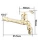 European Retro Style Faucet, Antique Style Extended Faucet, Long Mop Sink Faucet, 1/4-inch Wall-mounted American Style Faucet_voghion.com