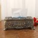 Wohnmöbel Kreative Retro-Taschentuchbox mit klassischer Atmosphäre, Taschentuchbox im chinesischen Stil, für das Wohnzimmer, Luxus-Taschentuchbox mit Rosenschnitzerei_voghion.com