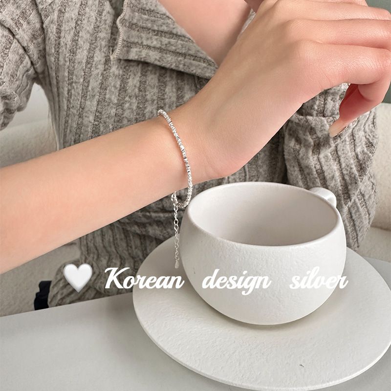 S Pure Fragt Armband Koreanisches Nischendesign High-End-Silberschmuck Layered Ins Style Vielseitiges Handzubehör für_voghion.com