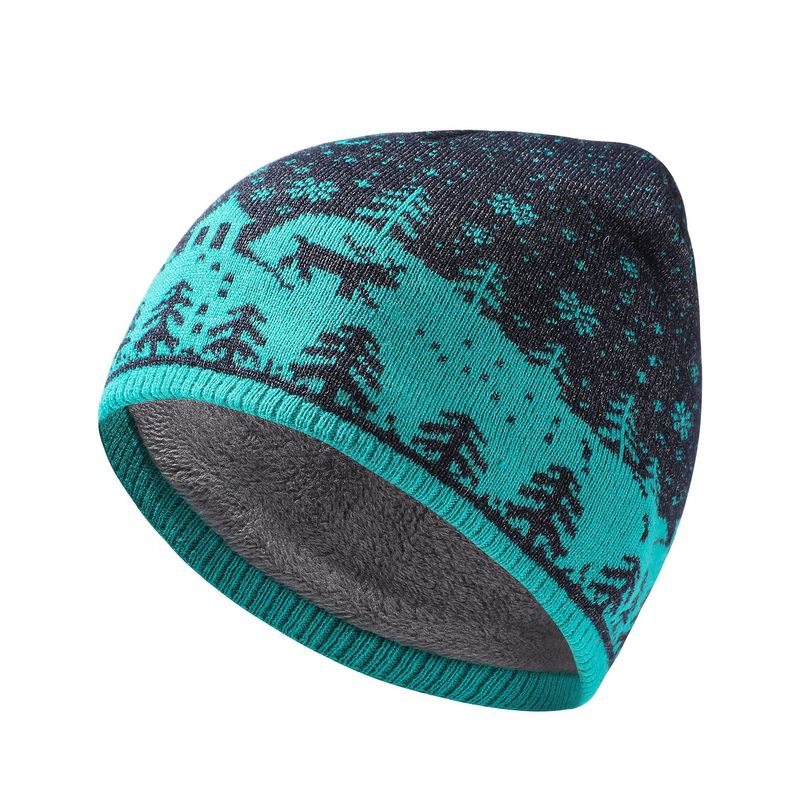 Winter schattige baby kerst herten fleece muts kinderen warme veelzijdige kerstcadeau gebreide wollen muts vrouwen_voghion.com