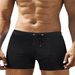 Einfarbige Badeshorts für Herren – Slim Fit mit Kordelzug in der Taille, schnelltrocknend und bequem für Strand und Pool_voghion.com