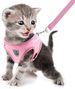 Katzengeschirr Geschirr Mit Leine Ausbruchsicher Weich Mesh Welpengeschirr Reflektierend Verstellbar Katzen Weste Für Kleine Hunde Katzen Chihuahua_voghion.com