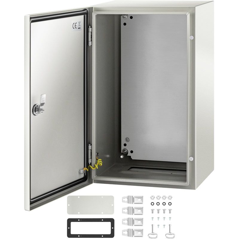 VEVOR NEMA Steel Enclosure, 20 x 12 x 10'' NEMA 4X Steel Electrical Box, IP66 Waterproof & Dustproof, Outdoor/Indoor Electrical Junction Box, with Mou_voghion.com