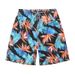 Short de bain ample à séchage rapide et imprimé floral, cinq points, avec doublure intérieure, grande taille, pour homme, été_voghion.com