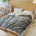Nordic Erba Mink Lamb Fleece Blanket Thickened Double Flannel Blanket_voghion.com