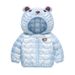 Jaqueta infantil leve com estampa de urso - Casaco de inverno macio e quente para crianças pequenas (80-120 cm) - Lavável à máquina com capuz em várias cores_voghion.com