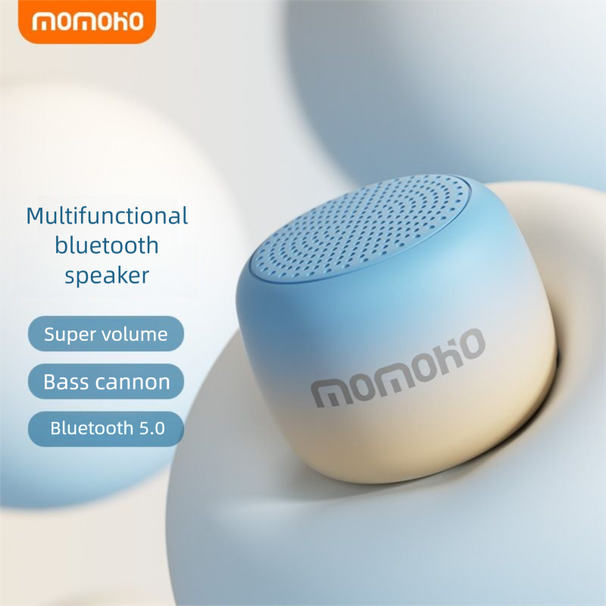 Momoho Wireless Mini Colorful Portable Small High Volume Home Bluetooth Speaker 3D_voghion.com