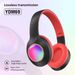 New YDM69 Luminous Bluetooth Portable Foldable Wireless Headset_voghion.com