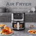 7L Smart Air Fryer Oven With View Window, 12 Presets Digital Touchscreen, EU Plug Energy A+ For Family Kitchen_voghion.com
