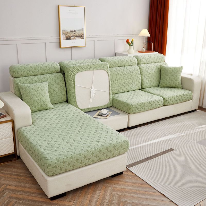 nouvelle housse de coussin de canapé en velours jacquard tridimensionnelle épaissie, housse de coussin de canapé entièrement enveloppante et élastique,_voghion.com