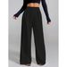 Women's Clothing Casual Pants For Women Spring And Autumn New All Match Straight Drape Loose Wide Leg Long Pants_voghion.com
