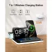 DHGadgets 7 In 1 Wireless Charging Station, Fast Charger Station With Dual IPhone, Bluetooth TimeSync, Night Light,33W_voghion.com