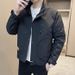 ActiveGo Spring New Men's Autumn Winter Windproof Stylish Stand Collar Workwear Versatile Jacket Windbreaker_voghion.com