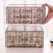 3-Tier Luxury Jewelry Organizer With 72 Compartments - Clear/Translucent PS Storage Box (Dustproof, Moisture-Resistant, Stackable)_voghion.com