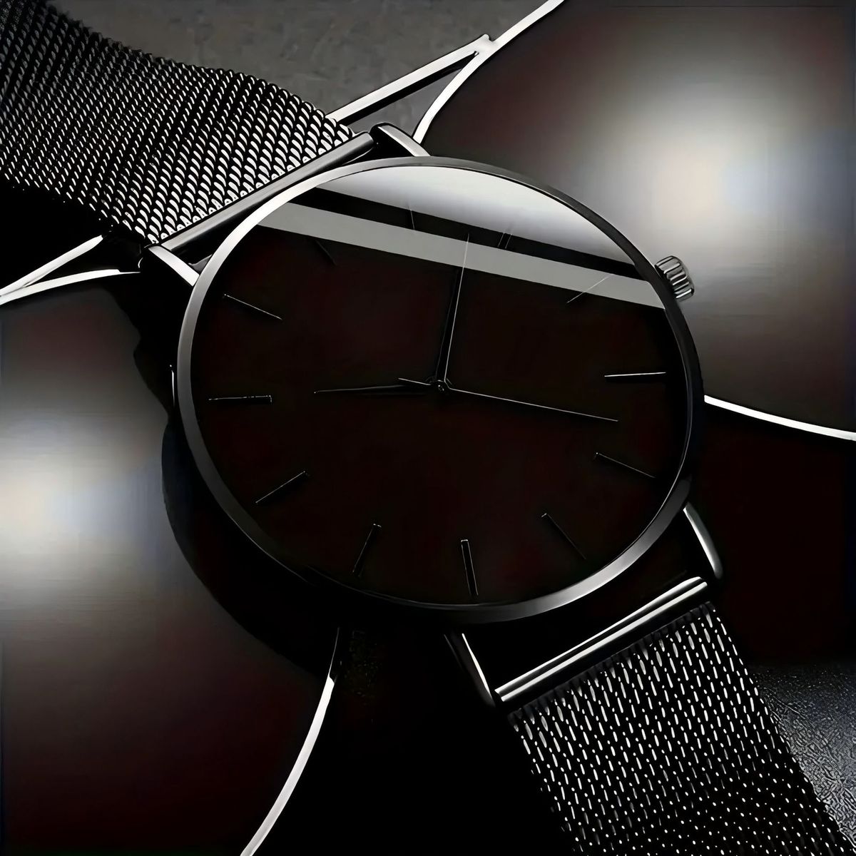 Youth Trendy Watch - Lightweight Alloy Case & Minimalist Dial (Quartz Movement, Water Resistant)_voghion.com