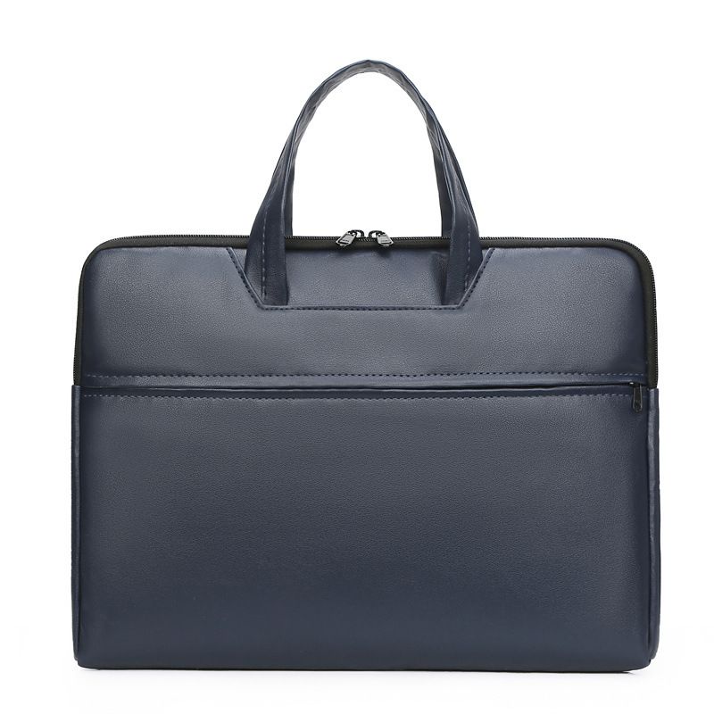 Einfache, einfarbige Laptoptasche, Tablet-Innentasche, Handtasche, Umhängetasche, Aktentasche für Damen und Herren_voghion.com