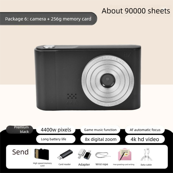 Telecamera digitale HD per studenti, con scheda di memoria ad alta risoluzione, per viaggi, campus, piccole dimensioni, CCD per principianti_voghion.com