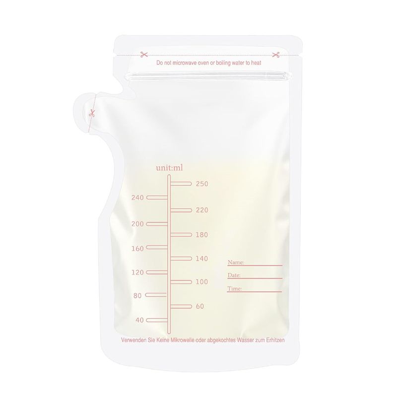 30 Teile/beutel 250ml Milch Gefrierbeutel Milch Babynahrung Lagerung Muttermilch Lagerung Tasche BPA Freies Baby Sicher Fütterung Taschen Fütterung_voghion.com