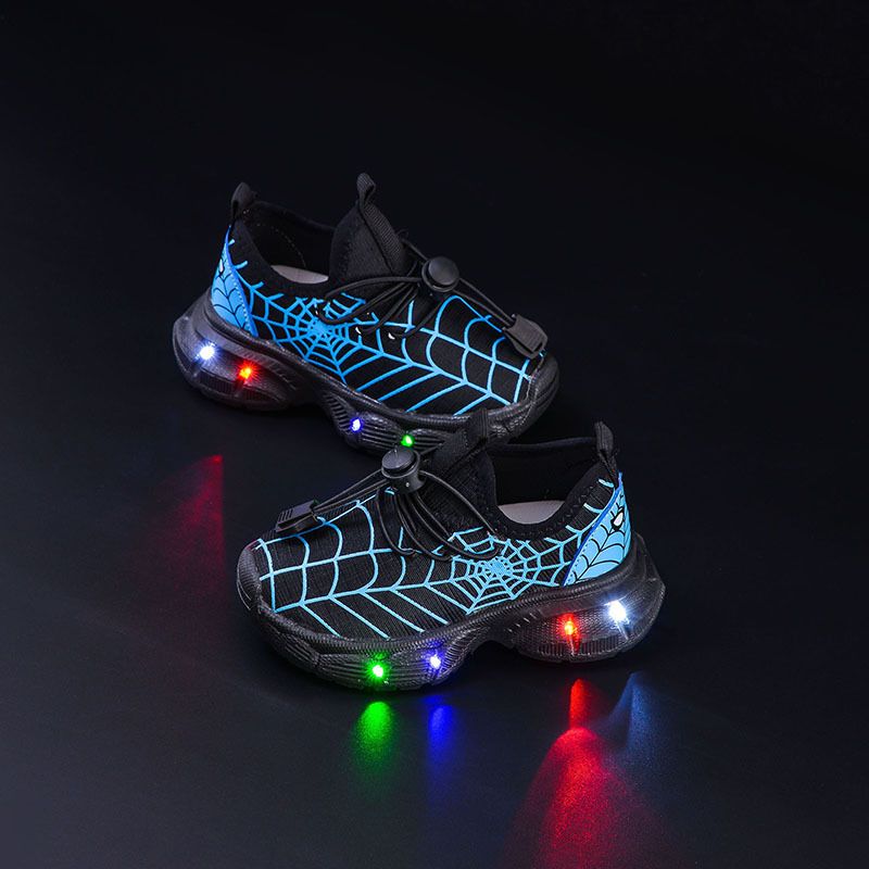 Kids' Light-Up Sneakers - Breathable LED Sports Shoes For Boys & Girls Aged 1-6, Comfortable Casual Athletic Footwear_voghion.com