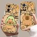 Capybara Cute Cartoon Phone Case for Redmi 9 9A 9C 10 10A 12C 10C 13C A2 A1 A2 Plus Luxury Soft TPU Cover_voghion.com