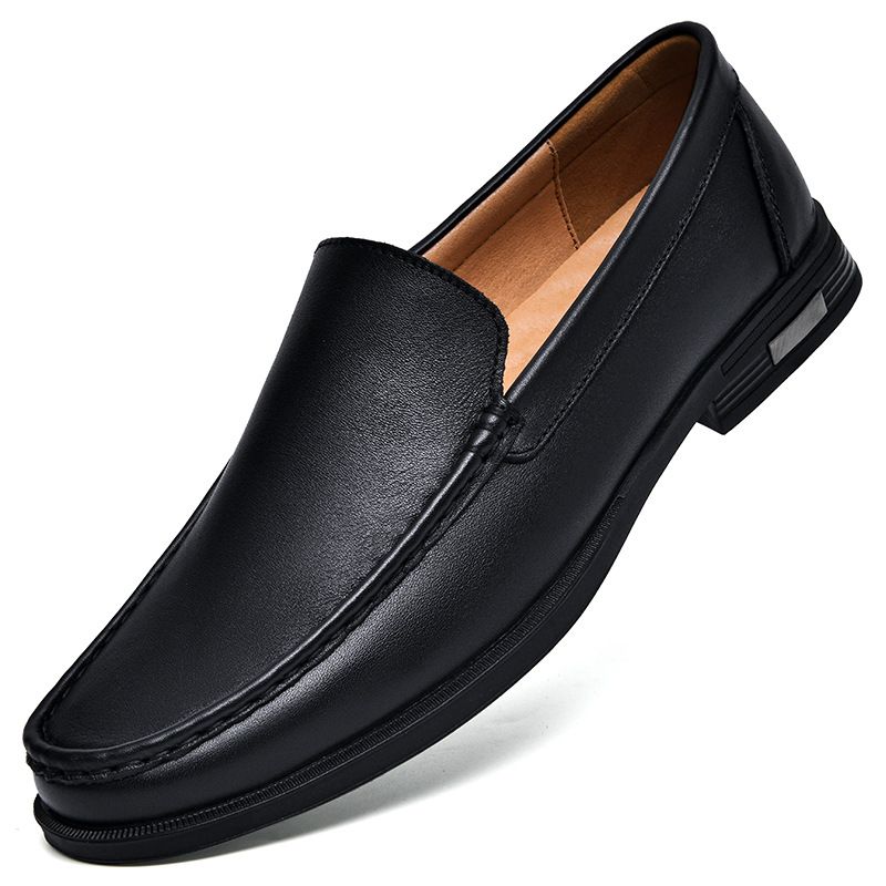 Zapatos para hombre, talla grande 45, mocasines de piel de vaca con superficie suave y suela blanda, talla 46, transpirables, sin cordones, talla pequeña 37, zapatos para papá de mediana edad y mayor_voghion.com
