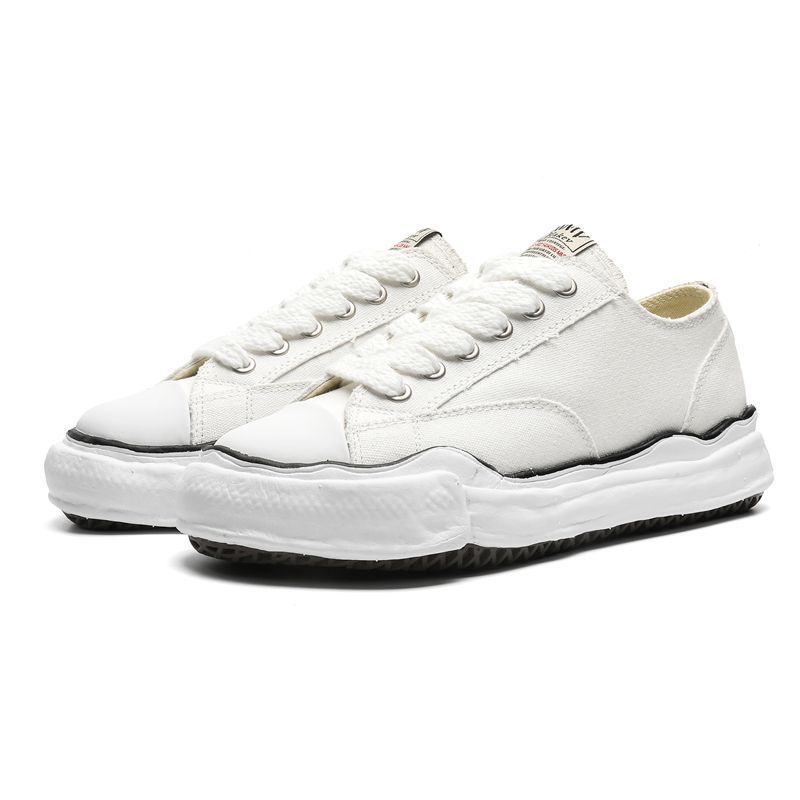 Sanyuan Kangyu Shell Head Dissolved Thick Bottom Raised Canvas Board Couple's Casual Shoes_voghion.com