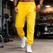 Men's Casual Jogger Pants - Lightweight Workout Tapered Sweatpants, Elastic Cuff, Drawstring Waist, Breathable & Stretchy For Gym, Running, Daily Wear_voghion.com